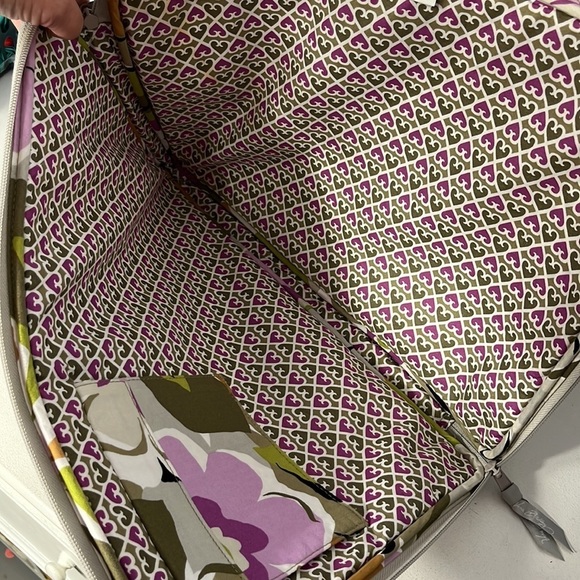 Vera Bradley Floral Laptop Case - Purple, Green, Brown - Picture 7 of 9